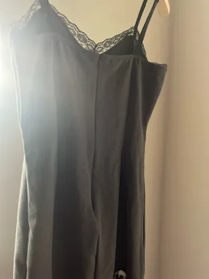 Tobi Grey Lace Trim Dress thumbnail 3