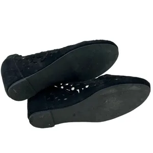 Jeffrey Campbell Delaisy Cut‎ Out Wedge Heels in Black Size 6 thumbnail 7