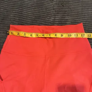 Lululemon Wunder Under Pant in Full-On Luon fabric Coral Size 8 EUC thumbnail 9