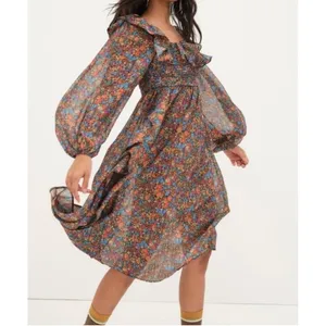 NWT For Love and Lemons BrittanyMidi Ditsy Floral Midi Dress Sz Small‎ $265 thumbnail 5