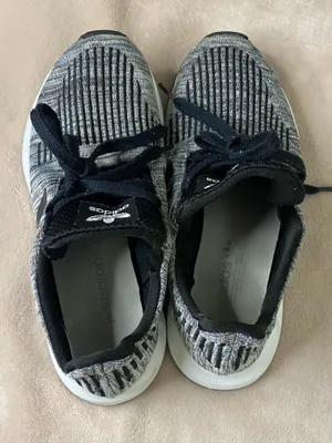 adidas Swift Run J Shoes White/Black Size 5 thumbnail 6