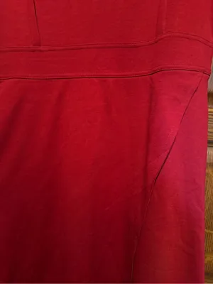 GAP Red High‑Neck Mini Shift Dress NWT Size 12 thumbnail 3