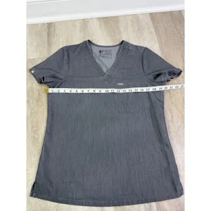 Figs Catarina One-Pocket Scrub Top Graphite Gray Size Small FW1000 thumbnail 3