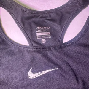 Nike Women's Black and White Sports Bra thumbnail 6