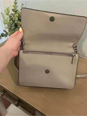 Michael Kors Beige Tan/Grey Crossbody Bag thumbnail 3