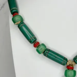 Chico's Faux Turquoise Tassel Pendant Necklace 34.25-38.25in ✨ thumbnail 5