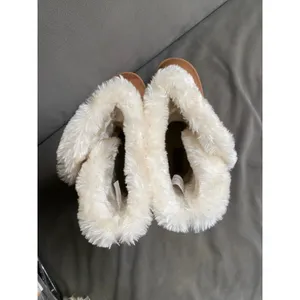 Makalu women's size 6 Gabrielle Chesnut textile/faux fur upper boots thumbnail 7