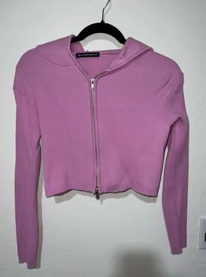 Brandy Melville Zip-Up Hoodie thumbnail 1