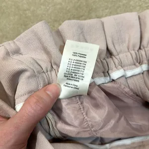 Wilfred Aritzia Paperbag Shorts Coquette High Rise Pink Purple Crepe Women 2 thumbnail 9