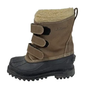 L.L. Bean Tan and Black Snow Boots thumbnail 1
