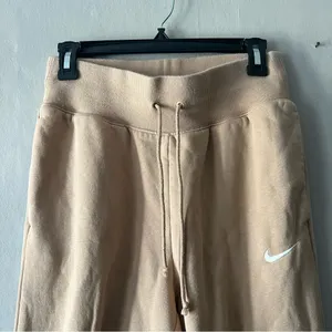 Nike Tan Phoenix Fleece Joggers Size Small thumbnail 4