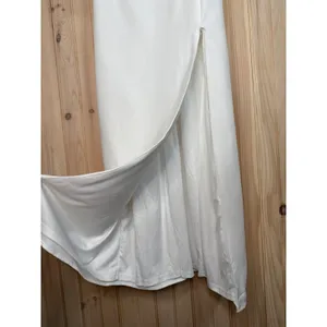 Lulus Your Sweetie White Tie-Strap Column Maxi Dress Long Wedding Holiday Medium thumbnail 5