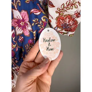 Harlow & Rose Floral Boho Tiered Midi Dress Cottagecore Prairie‎ NWT Medium thumbnail 6
