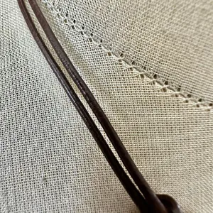 Silpada Sterling Silver & Leather Coin Pearl Necklace thumbnail 4