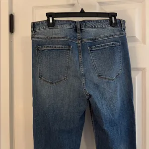 Eunina Frankie Mid Rise Girlfriend Jeans in Blue Size 15 thumbnail 4