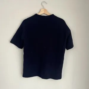 COS Wool Navy Blue Sweater Short Sleeve Size Small thumbnail 5