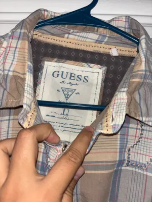 Guess Collard Shirt Men's Western Pearl Snap Vintage Embroidered Country thumbnail 6