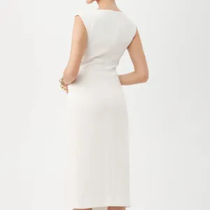 TRINA TURK Evelyn 2 Dress, White Lined, Size 2, NWT thumbnail 2
