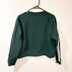 Anthropologie Maeve Green Arm Stripe Womens‎ Medium Green Crew Neck Long Sleeve thumbnail 5