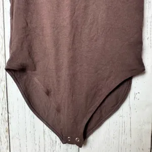 Gap Women's Brown Snap Closure All In One Bodysuit Sz M thumbnail 6