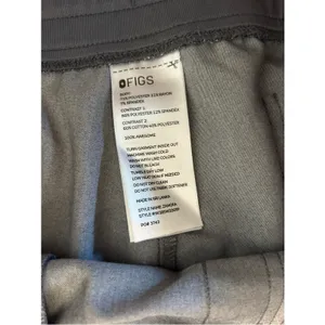 FIGS Zamora Jogger Scrub Pants Womens Petite XL Gray Teal Drawstring thumbnail 2