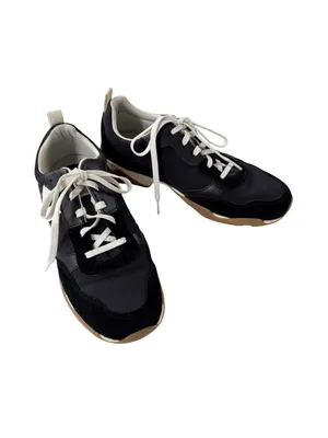 Vionic Walk Glide Sneaker Suede Trim Black Cushioned Size 9 thumbnail 4