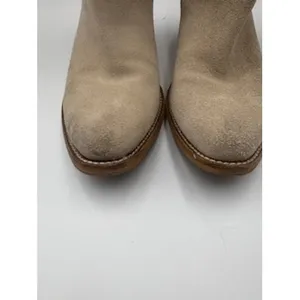 BCBGeneration‎ Suede Western Boots Tan Perforated Cowgirl Festival Tailgate 7.5 thumbnail 4