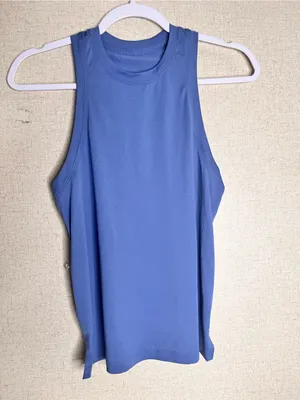 lululemon athletica Blue and Black Scoop Neck Active Tanks thumbnail 4