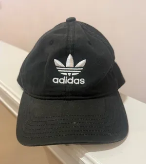 Adidas Originals Trefoil Relaxed Strapback‎ Hat - Black/White Faded Vintage Look thumbnail 1