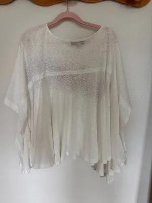 Cavenders flowy top White thumbnail 2