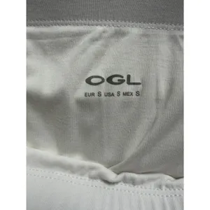 OGL Strapless Midi Dress Pure White Ruched Stretch A Line NWT Small thumbnail 4