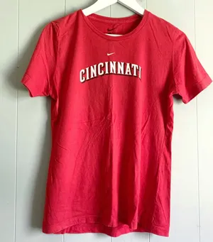 NIKE Slim Fit Cincinnati Reds Team Graphic T-shirt L thumbnail 1