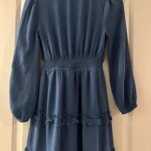 Altar'd State Blue Long Sleeve Dress thumbnail 3