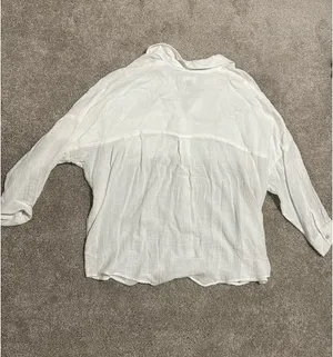American Eagle Gauzy Coverup Shirt thumbnail 3