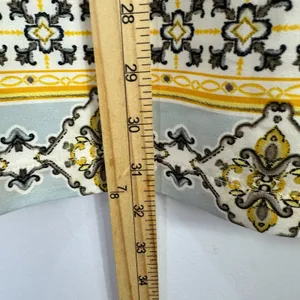 Lulus‎ Dress XS Yellow Ivory Baroque Tile Print Mod Shift Mini Resort Travel thumbnail 4