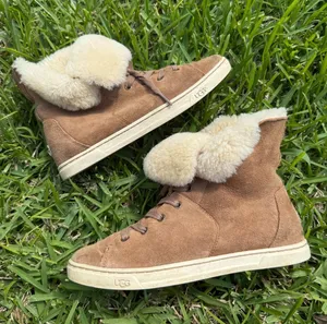 UGG High Top Suede Sneakers Size 6 thumbnail 1