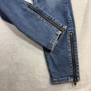 Free People 28 Skinny Jeans Jet Pocket‎ Zip Low Rise Ankle Casual Work Office thumbnail 3