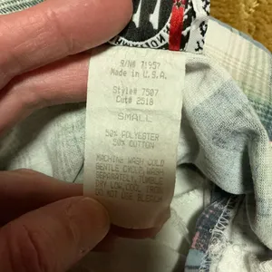 Vtg 80s plaid belly top thumbnail 4
