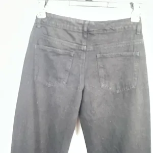 Edikted Black Womens Wide Leg Jeans Size 4 EUC thumbnail 7