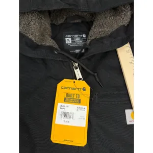 Carhartt Women's Washed Duck Sherpa Lined Jacket Black Size XL NWT $140 MSRP thumbnail 8