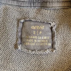 ​Aerie UPSTATE Blue Crewneck Sweatshirt S Petite Vtg Wash‎ Faded Aesthetic VSCO thumbnail 5
