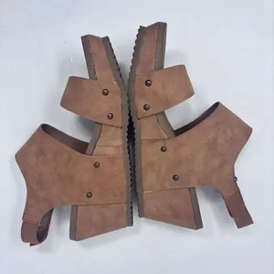 Bamboo Beehive-17 Wedge Sandals, Size 11, New with Box thumbnail 4