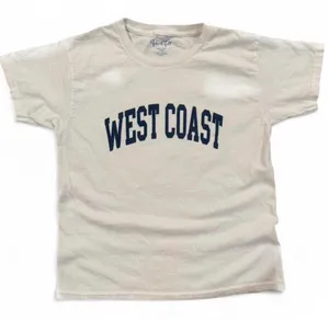 Brandy Melville white west coast tee thumbnail 2