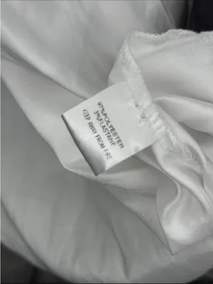 Night Satin Feather Trim Robe White Size 14 thumbnail 7