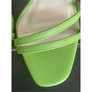 New Lulus Lianya Green Ankle Strappy Wrap Stiletto Shoes Size 7 thumbnail 4