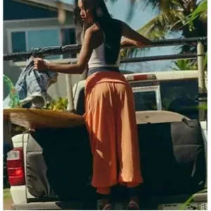 NWOT Free People Movement X Free People Victory Harem Pants Orange thumbnail 4
