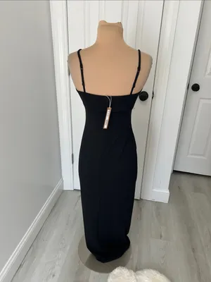 Skims Smooth Lounge Skimpy Scoop Neck Dress Obsidian thumbnail 8