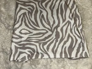 SheIn NWOT Zebra Stripe Slit Hem Short Dress thumbnail 8
