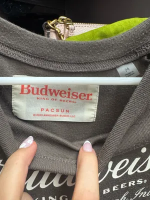 PacSun Budweiser T-Shirt Cropped thumbnail 2