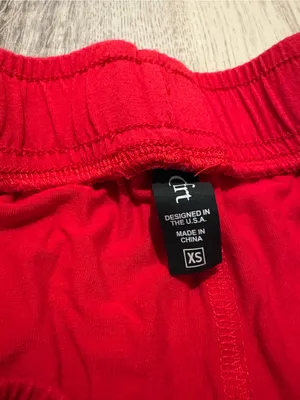 NEW Comfrt Pajama Set Red Size XS thumbnail 6